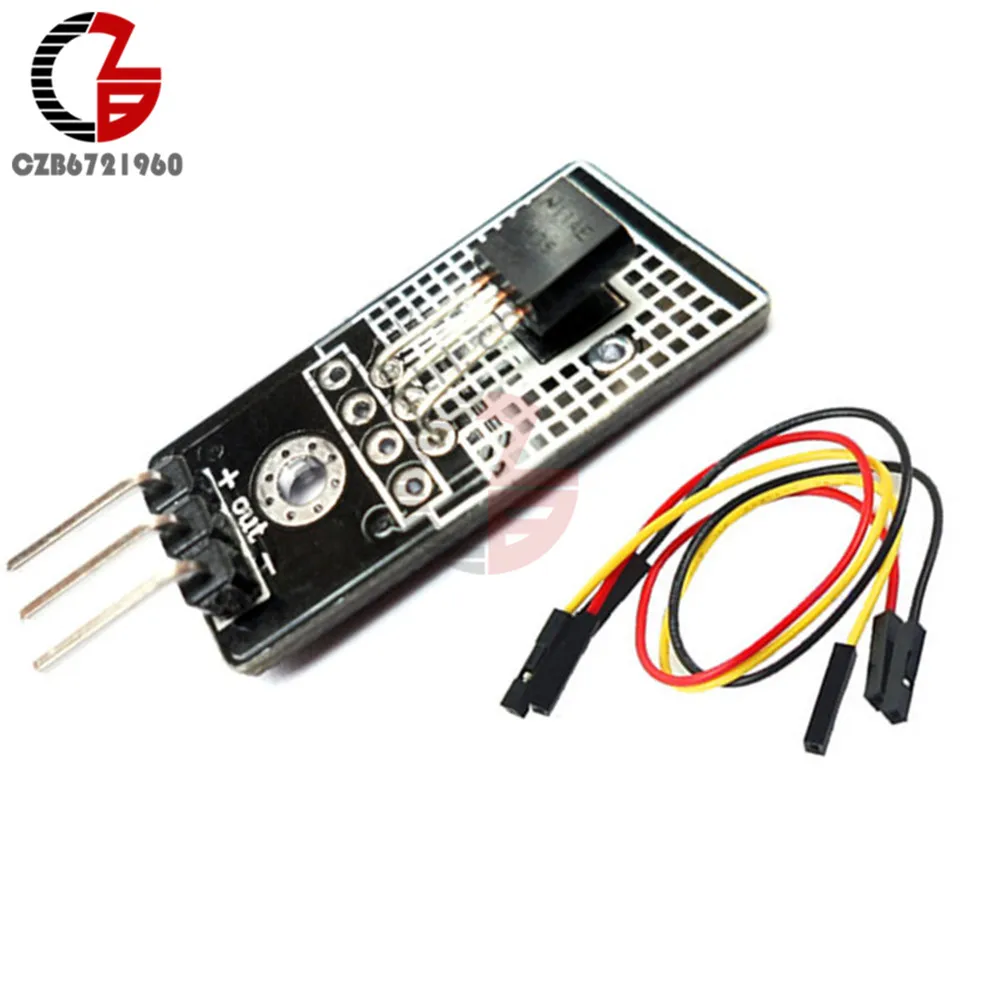 LM35D цифровой датчик температуры линейный модуль DC 4 V-30 V LM35 для Arduino умный автомобиль