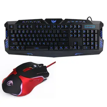 

HIPERDEAL Computer Peripherals usb gaming keyboard gaming keyboard mouse set keyboard with backlight Jul12