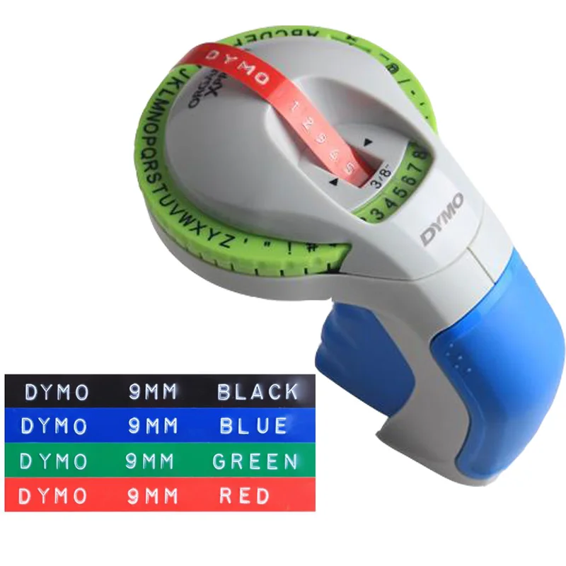 Dymo 12965 ручные принтеры этикеток dymo 1610 1540 motex c101 9 мм 3D тиснение ленты для