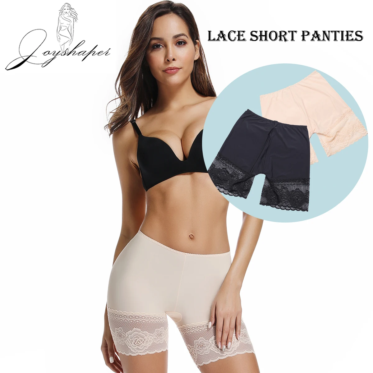 

Womens Body Slimming Shaper Safety Shorts Panties Lace Underwear Shapewear Cincher Tummy Thigh Control Knicker High Waist Panty