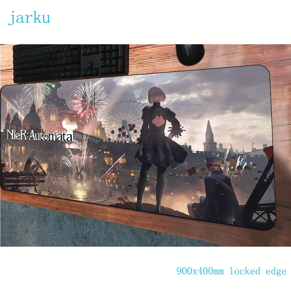 Коврик для мыши nier 900x400 мм коврики лучший игровой коврик геймер аниме Большие