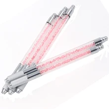 10 шт. розовые перманентные инструменты для макияжа tebori ручка для микроблейдинга из нержавеющей стали