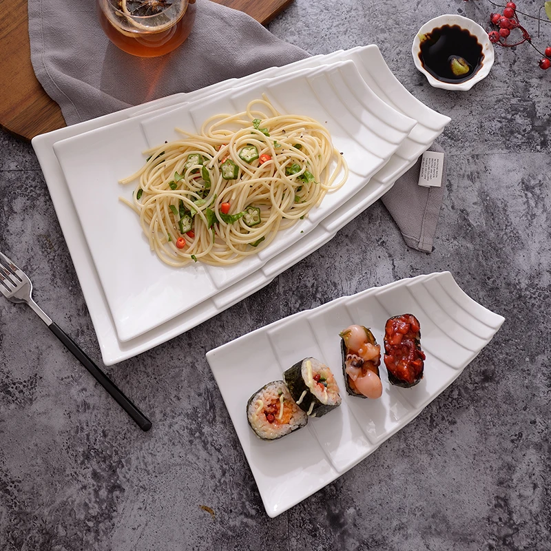 Aliexpress.com : Buy 2PCS Ceramic Dishes Western Food Beefsteak Dish Cake Dessert Sushi Plate