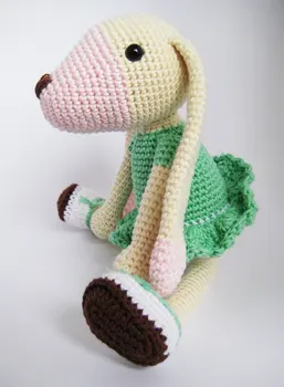 

long ears dog rattle toy