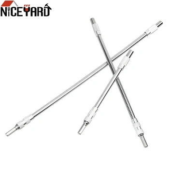 

NICEYARD 200mm 300mm 400mm Universal Electronics Drill Shaft Connect Link Flexible Shaft Extention Screwdriver Bits