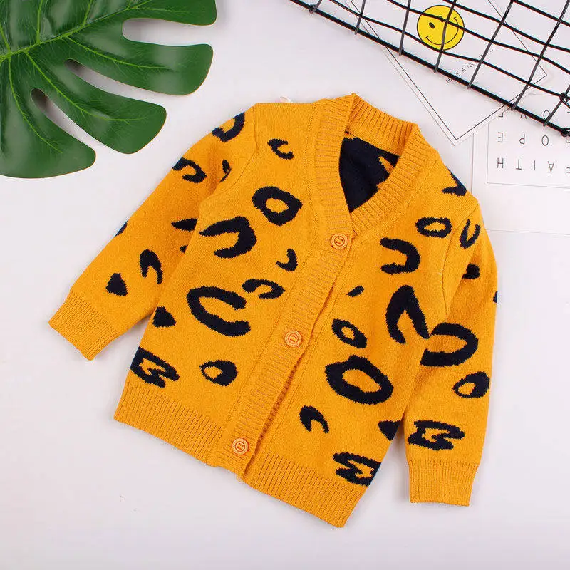 Cotton Baby Boy Sweater V Neck Cardigan for Infant Kids Girls Soft Comfortable Crochet Knitting Warm Outfit Coat Autumn Winter (3)