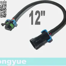 Longyue 2 шт. LS2 LS3 LS7 C6 Корвет 2010 Chevy Camaro кислорода O2 Сенсор заголовок проводка расширения ремни 12"