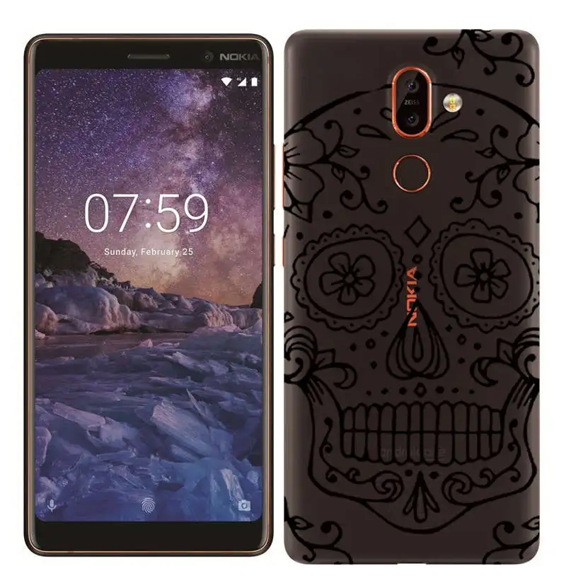 Silicone Case for Nokia 7 Plus 2.1 3.1 5.1 6.1 Soft TPU Painted Fundas for Nokia 3 5 6 7 8 Transparent Cover for Nokia X6 Shell  (18)