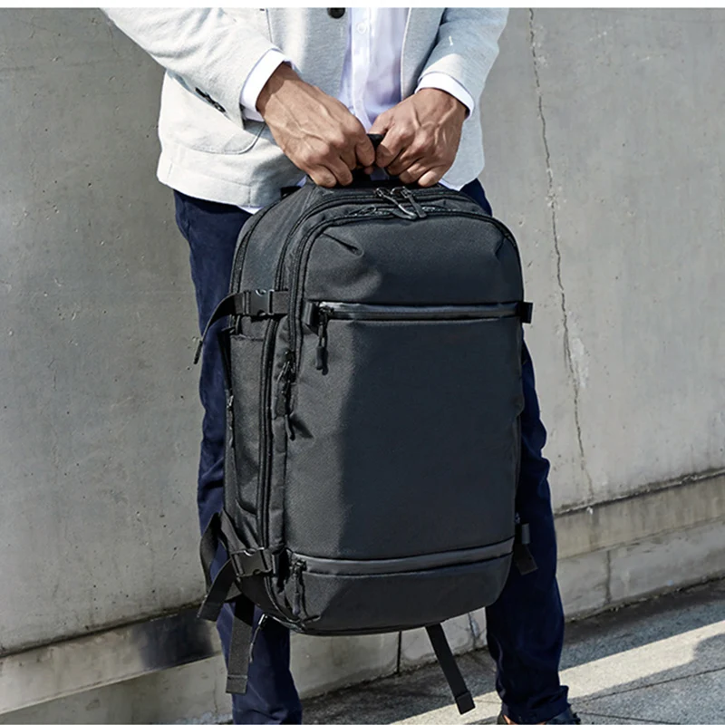 OZUKO USB рюкзак для мужчин Дорожная сумка мужской чемодан бизнес рюкзак большой емкости водонепроницаемый рюкзак для ноутбука с сумкой для обуви
