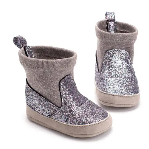 

Baby Girl PU Fur Design Boots Casual Shoes Princess Prewalker Warm Shoes Baby Boots 0-18M