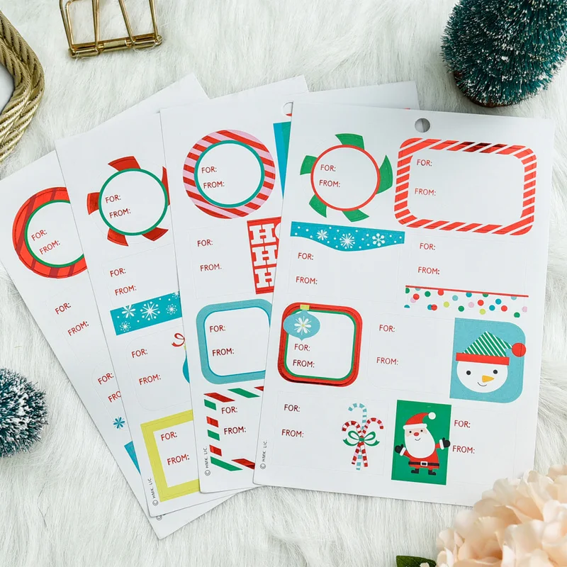 KSCRAFT Merry Christmas Self- adhesive Planner Stickers for Scrapbooking/ DIY Crafts/ Card Making Decoration | Дом и сад