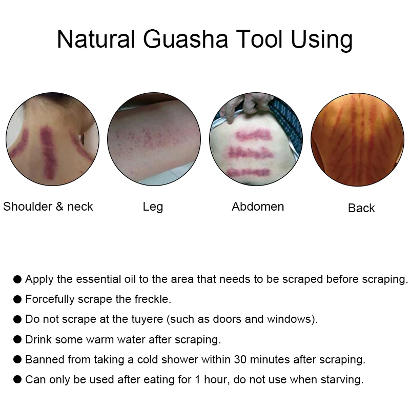 Natural White Jade Guasha Board Massager Tool Crystal Energy Stone Traditional Scraper Mat for Body Back Neck Health Massage