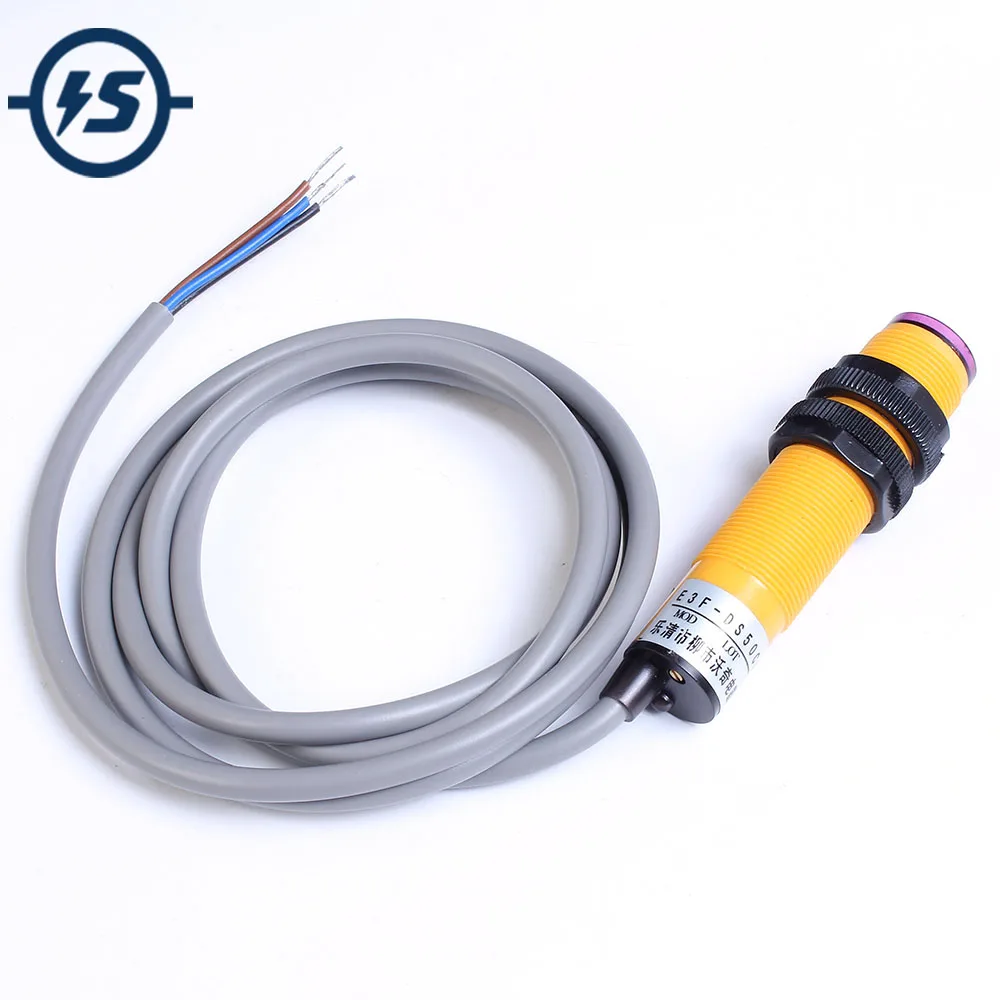 

E3F-DS50C4 Diffuse Reflection Photoelectronic Switch Infrared Sensor IR Induction NPN 3-Wire