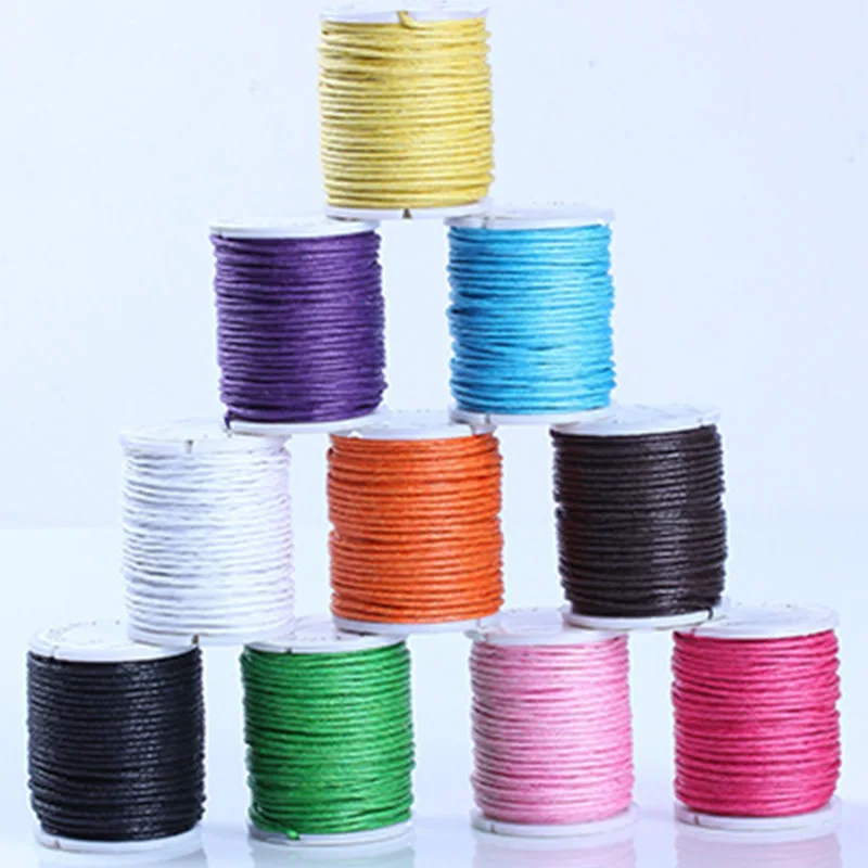 10 шт./лот м/катушка 1 мм Вощеные Cord Jewelry findings поиск интимные аксессуары Diy