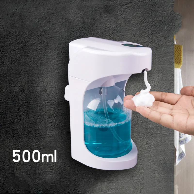 Soap Dispenser Automatic hand sanitizer induction soap dispenser wall-mounted box hole free foam | Обустройство дома