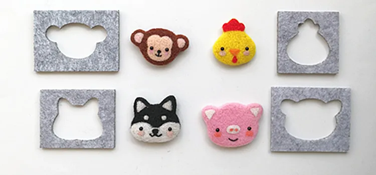 5 шт. животное игла валяния Шерсть Войлок Плесень DIY ремесло вышивка инструмент Швейные аксессуары стартер шерстяной войлок трафарет аппликация изготовление
