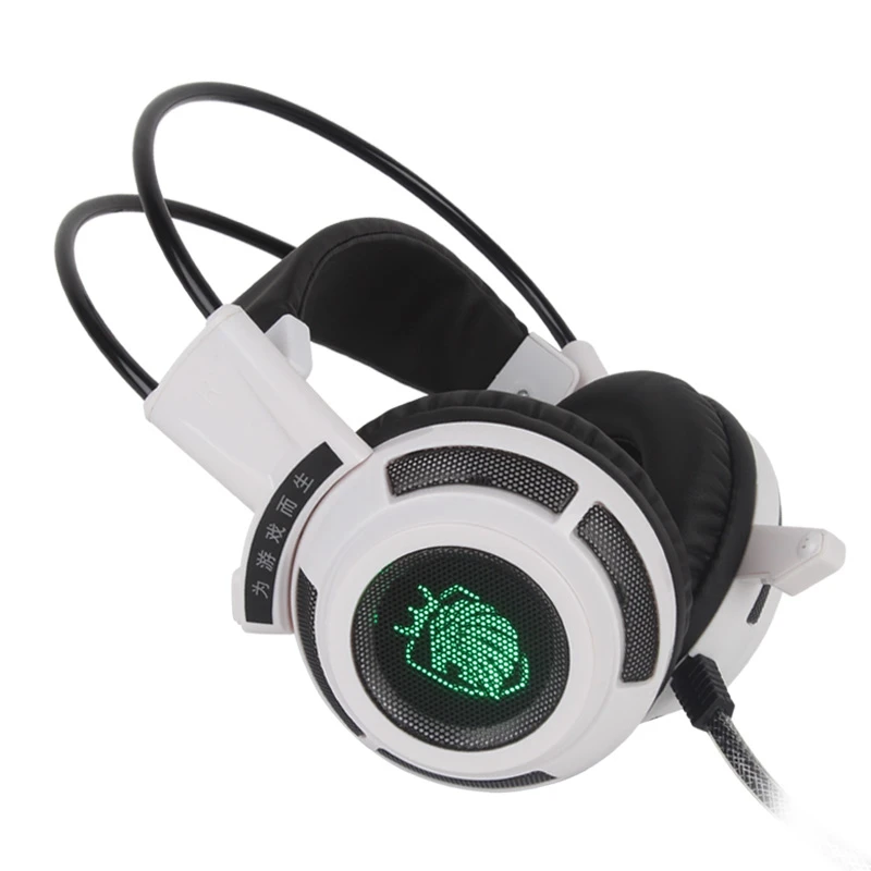 

Luminous Gaming Headset v7 Wired earphone Game headphone with microphone headsets with led Light for 3.5mm mobile phone computer