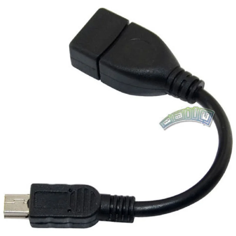 DANSPEED Новый USB 2 0 A гнездовой разъем для Mini B Мужской 5Pin OTG Хост удлинитель шнур 10