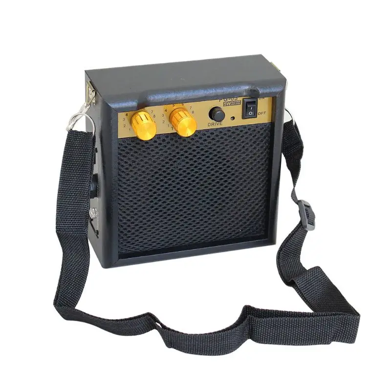 

Amp Amplifier Speaker Mini 5W 9V Battery Powered for Acoustic Electric Guitar Ukulele Mandolin Violin W20