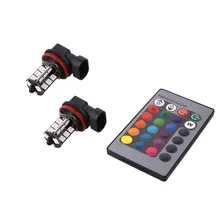 LED 27SMD Blub 2x5050 RGB 9005/9006/H11/H7 Driving Reversing Blub Car Headlight Fog/Driving Lamp Car Styling accessories LED 27SMD Blub 2x5050 RGB 9005/9006/H11/H7 Driving Reversing Blub Car Headlight Fog/Driving Lamp Car Styling accessories