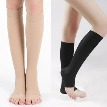 

Open Toe Elastic Shaping Compression Socks Multifunctional Nylon Sleep Socks can CSV