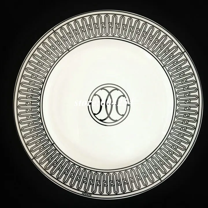 Новые поступления костяной набор посуды из фарфора Diy посуда Dinnerset - Цвет: 27.5cm dish