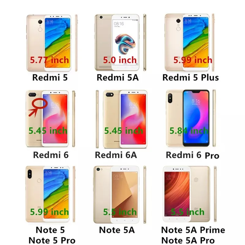 3D крашеный чехол для Xiaomi Redmi Note 4 4X5 5A 6 6A Pro Plus S2 Y2 5Plus чехол-кошелек для телефона для Xiaomi Mi 8 5X 6X A1 A2 F1 Max2