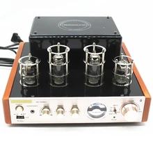 MS-10D MKII Hifi 2,0 Усилитель USB/домашний аудио ламповый усилитель 25W* 2 220v amplificador bluetooth ламповый усилитель