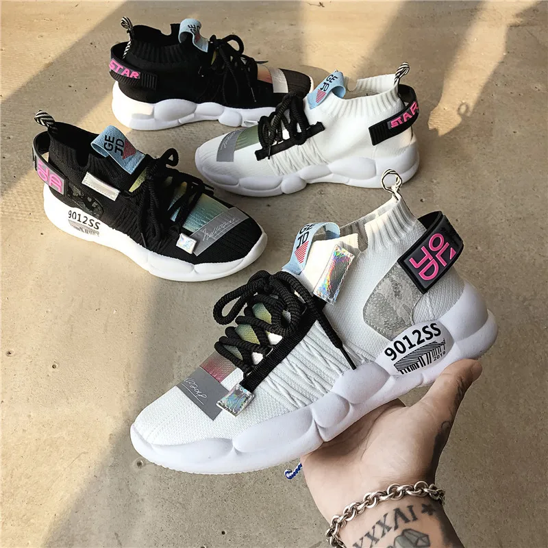 Krasovki Sneakers Women Lace Thick Bottom Fashion Round Toe Mesh Breathable Dropshipping Muffin Bottom Causal Womens Shoes