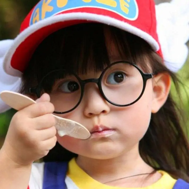 

5pc Children baby Candy color Classic Retro Round Eyeglass Frame Ala Lei Cute Glasses Frame Glasses Without Lenses