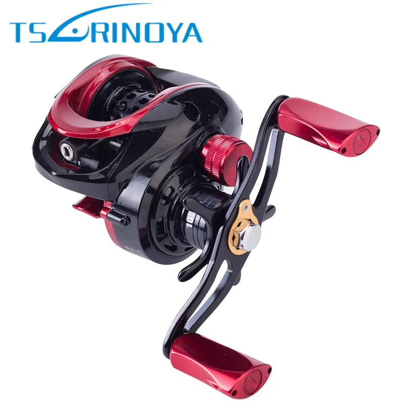 TSURINOYA XF50 Baitcasting Fishing Reels R/L 6.6:1 Magnet Brake System Ultra Light Aluminum Alloy Spool Moulinet Peche TSURINOYA XF50 Baitcasting Fishing Reels R/L 6.6:1 Magnet Brake System Ultra Light Aluminum Alloy Spool Moulinet Peche