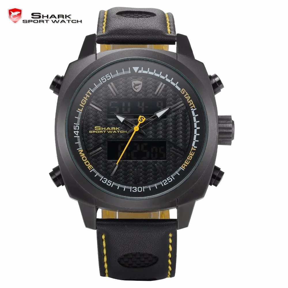 Silvertip Genuine Shark Sport Watches Brand Full Black Digital