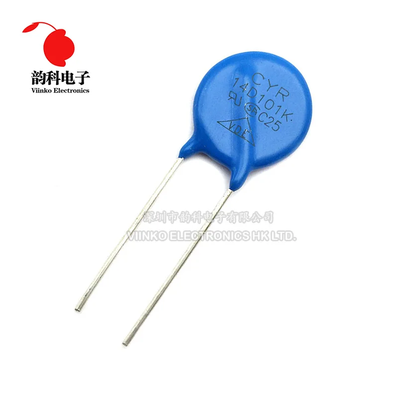 10 шт. Варистор 14D101K 100В пьезорезистор 14D101|varistor|1k |