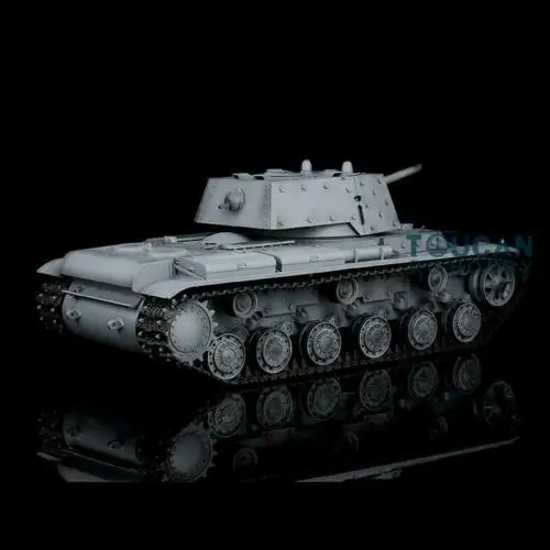 Henglong 1/16 серый 6,0 пластиковый KV-1 rc Танк 3878 360 револьверная стальная коробка передач TH12651