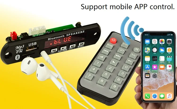 Карта U диска MP3 декодер мобильное приложение для управления радио APE