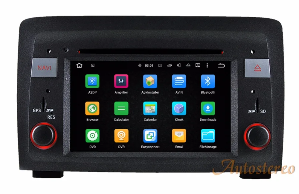 Android 9 Автомобильный CD dvd-плеер gps навигация для Fiat Idea 2003-2007 Lancia Musa 2004-2008 мультимедийный блок радио магнитофон