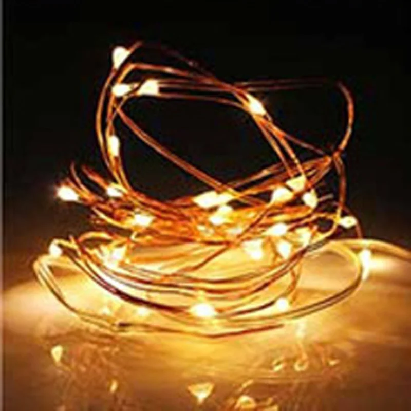 

100/200 LED Battery Wire Copper Fairy String Lights Party Christmas Decor