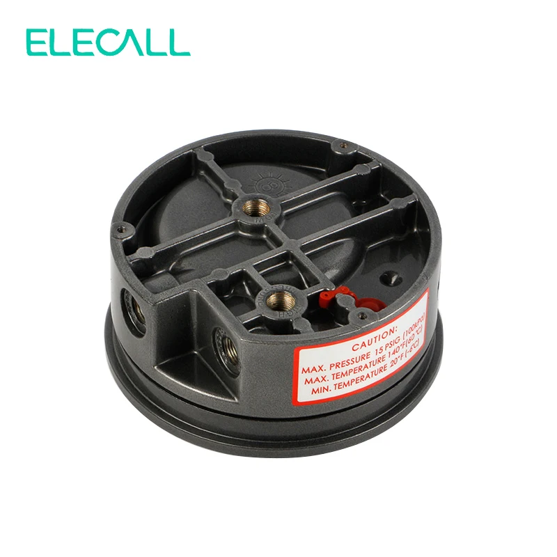 ELECALL TE2000-1~ 1 кПа Дифференциальный Манометр 4-3/" dia. X 2-3/16" круглый тип инструмент-указатель микрометр