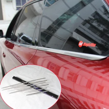

6pcs 304 Stainless Steel Bright Polish Car Window Strips Cover Trim for Volvo XC60 XC 60 2009-2015 Car Accessories
