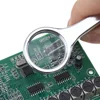 Portable 25mm 10X Handheld Magnifier Stainless Steel + Acrylic Magnifying Glass Portable Optical Lens Tool with Tweezers ► Photo 2/6