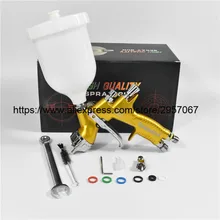 Профессиональный GTI/TTS pro lite Золотой Краскораспылитель TE20/T110 1,3 мм сопло распылитель краскопульт на водной основе Воздушный Распылитель, высокая эффективность