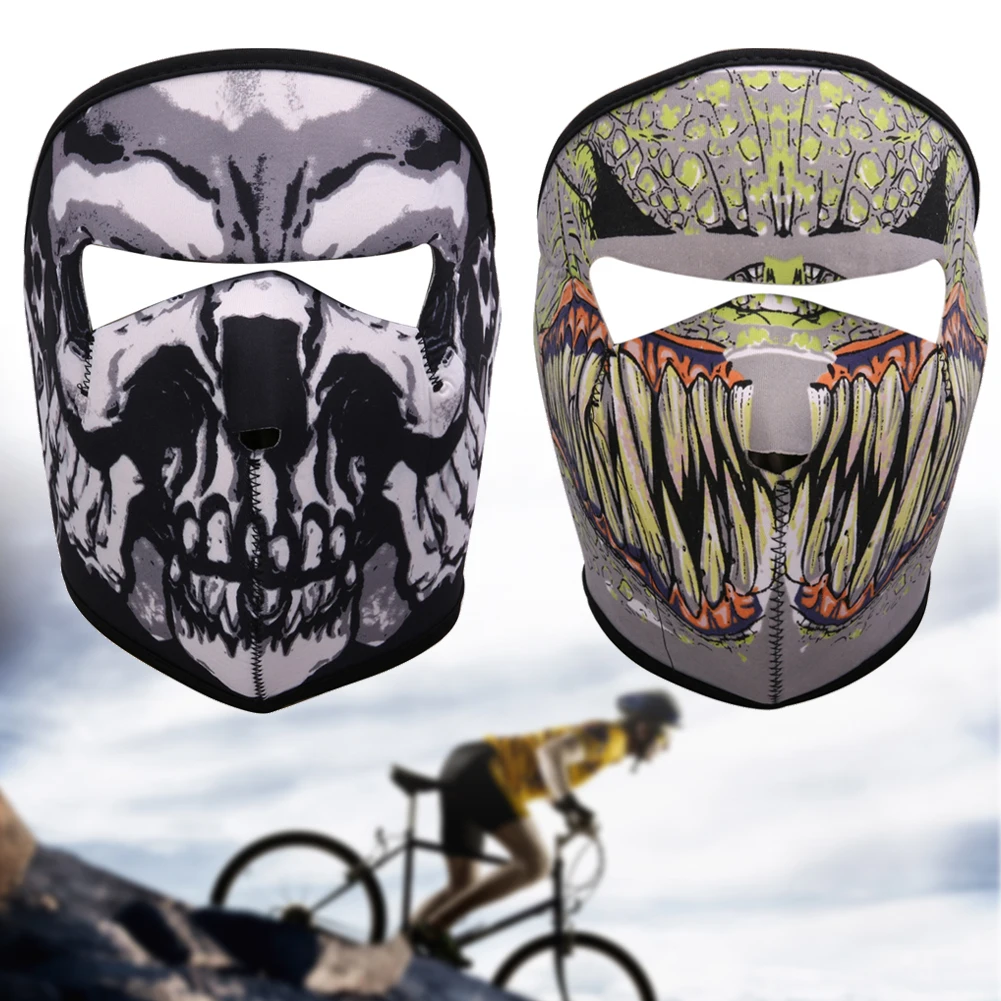 Hot Sale Sunscreen Cycling Mask 3D Printed Pattern Bicycle Motorcycle