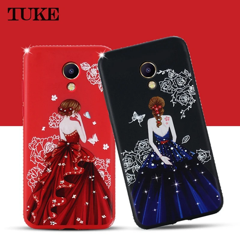 

TUKE Luxury Beauty Girls Rhinestone Case For Xiaomi Redmi 4 Pro 4A 4X 5 5 Plus 5A 4 Prime Note 3 4 4X 5A Pro Carcasa Soft Case
