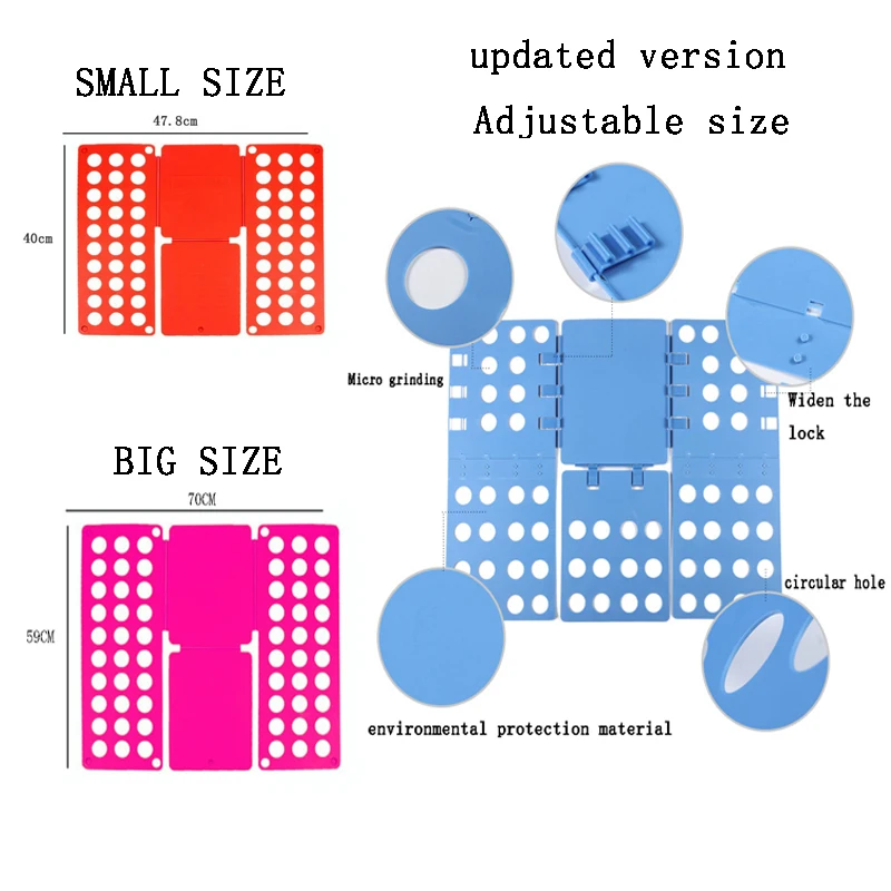 T-Shirt Clothes Folder Fast Laundry Organizer Large Magic Adult Folding BoarPTH