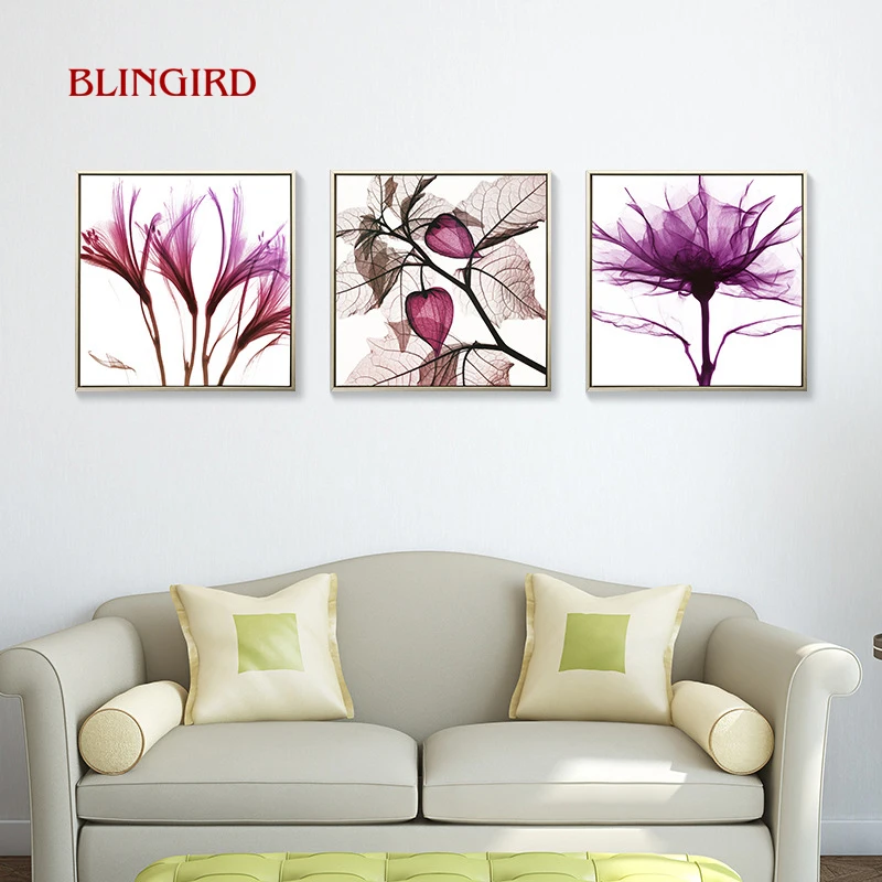 Modern living room sofa setting wall paintings indoor decorative