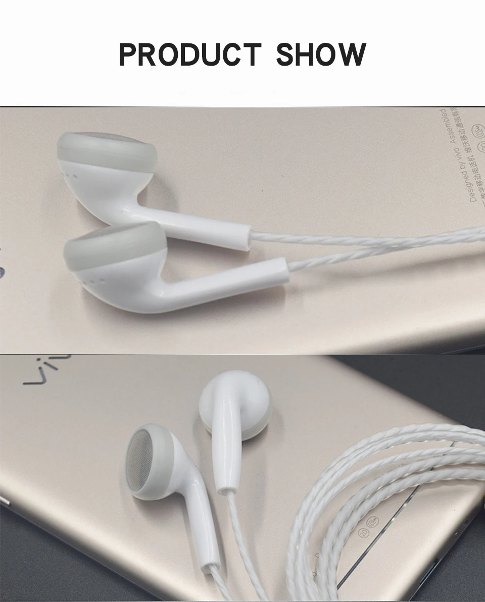 3.5mm In-Ear Stereo Earbuds Earphone For Cell Phone 1.2m Wired With Microphone Line Type For Universal Smart Mobile Phone (9)