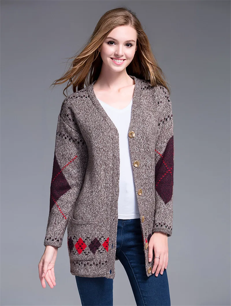 Большие размеры 5XL свитер Для женщин Демисезонный вязать кардиган, куртки модная Изысканная Женский вязаный свитер куртки IOQRCJV Q083