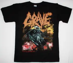 GRAVE YOU'LL NEVER SEE .. 1992 DEATH METAL LOUDBLAST зловещая Новая Черная футболка