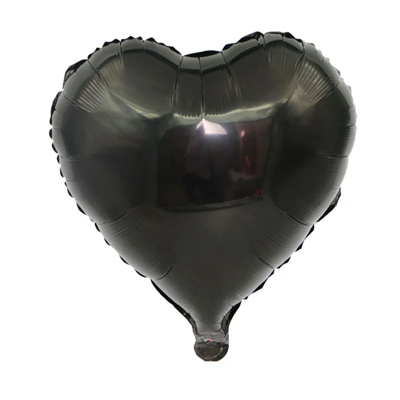 1 шт. 18 дюймов гелиевые воздушные шары в форме сердца, свадебные украшения, большие воздушные шары из алюминиевой фольги, надувные шары для детского душа, декор для дня рождения