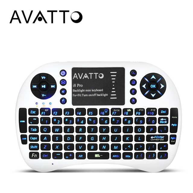 Best Offers [ lOWEST PRICE ] Spanish i8 Pro Backlit 2.4G Wireless Mini Keyboard TouchPad Gaming Air Mouse for Smart TV/Android Box/PC/Laptop